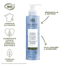 Sanoflore Aciana Botanica Gentle Cleansing Milk Organic 200ml