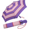 ESPRIT Pocket umbrella, Collegiate Stripe Deep Lavender, Automatic pocket umbrella