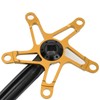 Bolany Folding Bicycle Square Hole Crank 130BCD Sprocket Single Disc