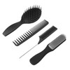 4pcs Multifunctional Hair Comb Set Tail Comb Tail Comb 9