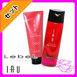 ルベル イオ クレンジング リラックスメント シャンプー 200mL ＆クリーム シルキーリペア トリートメント 200mL セット Lebel iau