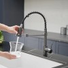 Contemporary Single-Handle Kitchen Faucet Modern Commercial Home Water Tap Ceramic