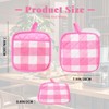BangBoom 4 Pieces Checked Pot Holders Set, Heat Resistant Oven