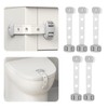 Child Safety Cabinet Proofing Double Lock Adjustable Strong Adhesive Baby
