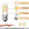 E17 Led Bulb 40W Halogen Bulb Equivalent,2700K Warm White 400lm