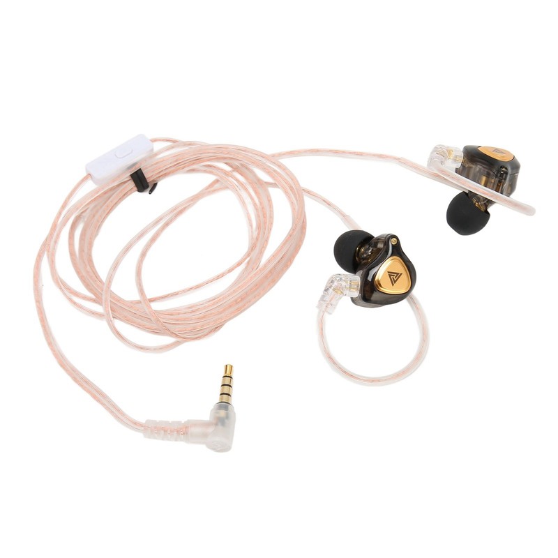Wired Sound Isolating Earbuds with Microphone Detachable Dynamic Earphone with