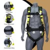 AFP Lime Green Demon Fall Protection Ergonomic Comfort Safety Harness,