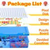 ZOZOPLAY Kids Toys Mosaic Puzzle,490Pcs Building Blocks,Educational Toys with 6
