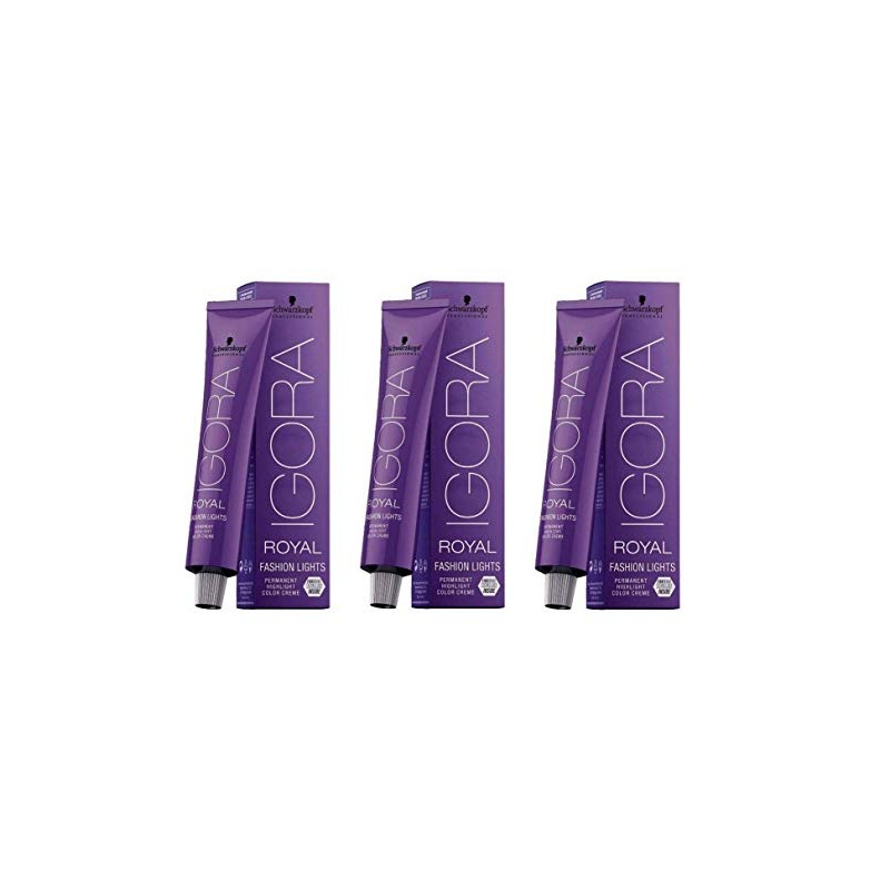 Schwarzkopf IGORA Royal Fashion Lights L-89 Medium Brown 3 Pack