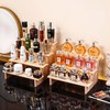 DBlosp Display Riser, Wooden Display Riser Stand, 3Tier Perfume Stand