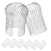 Outanaya 8pcs Aluminum Leaf Filter Mesh for Gutter Protection Durable