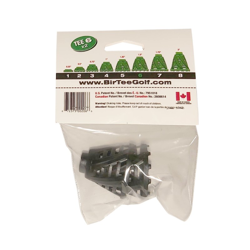 BirTee Pro Golf Tees - Size #6 (1 1/2") Individual