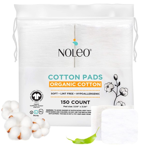Cotton Rounds & Pads (150 Count (Pack of 1), Large