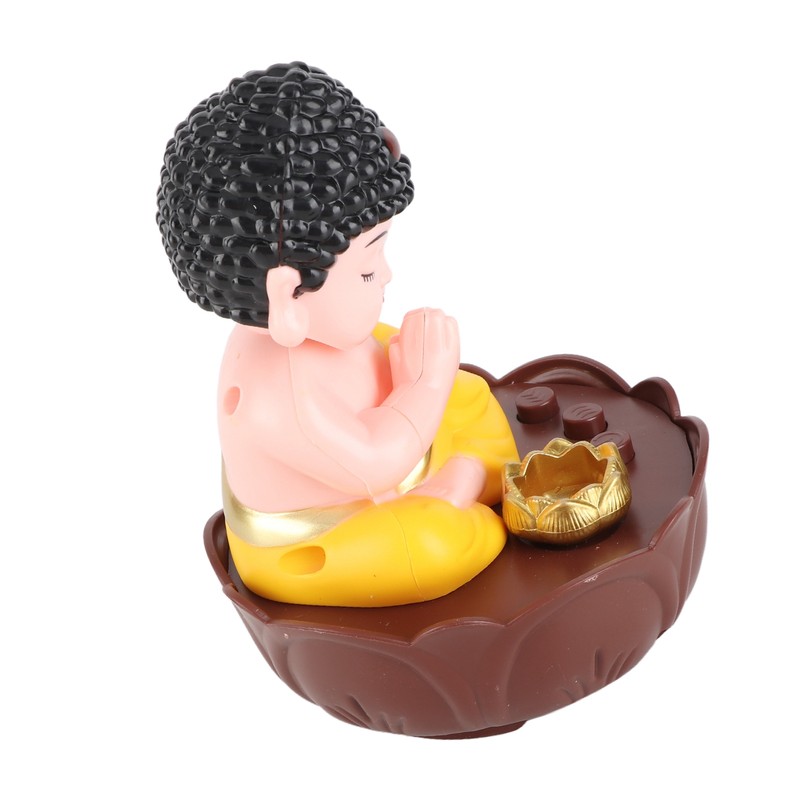 Singing Buddha Figurine USB Charging Desktop Buddha Decorative Statue with