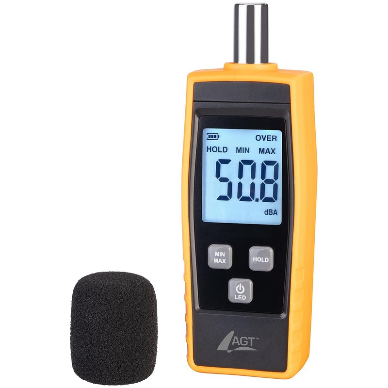 AGT Decibel Meter Digital Decibel Sound Level Meter 30-130dB with