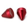 iJDMTOY Red Universal Fit Bump Protector Spike Guards Compatible with