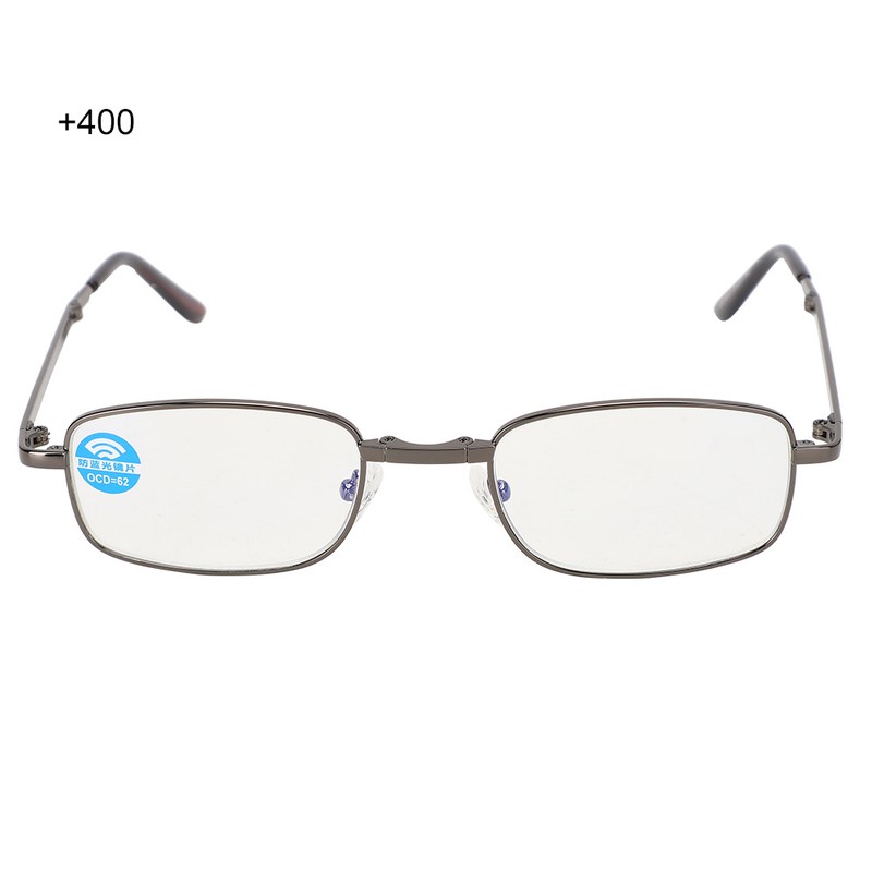 Reading Glasses Blue Light Blocking Anti Fatigue Folding Presbyopic Glasses