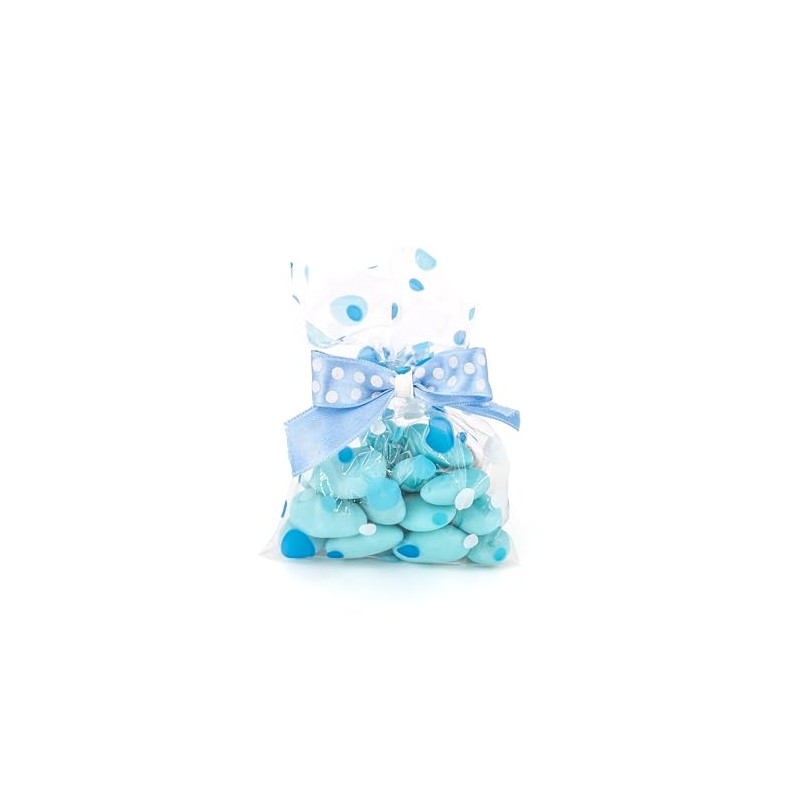 Italpak Transparent Bubbles Bags Blue and Light Blue, 10 x