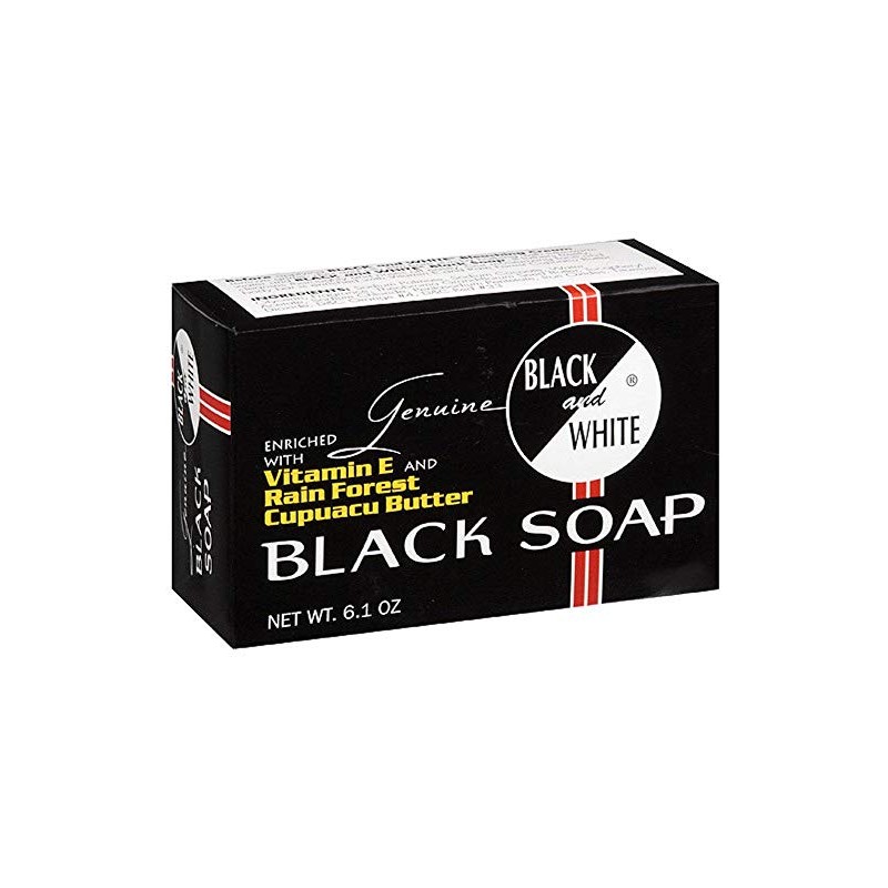 Black and White Black Soap, 6.1 oz (Pack of 3)