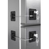 Fridge Lock Refrigerator Lock for Kids with Keys Childproof Combination