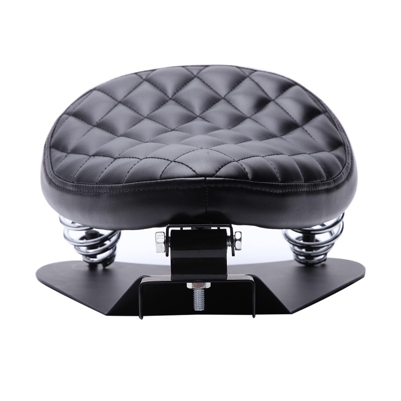 DREAMIZER Motorcycle Seat Cushion Driver Solo Seats with Spring Bracket