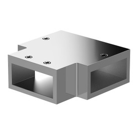 Hudson Reed FIX031 Chrome Wetroom Screens Wetroom Screen Support Bar T-Piece, 43mm, Chrome