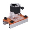 Woodworking Router Base with Transparent Cover Milling Cutter Slotting Bracket
