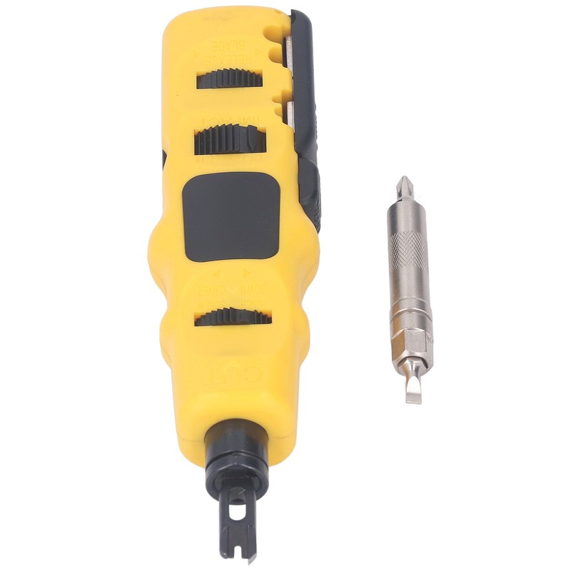 Punch Down Tool 88 110 Blades Network Wire Stripper Impact