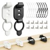 Adjustable Cable Management Clips - Self Adhesive Cord Organizer