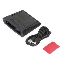 Smart HUD Display Digital Solar Charged Displays Time Temp Over Speed Alarm Universal for Car