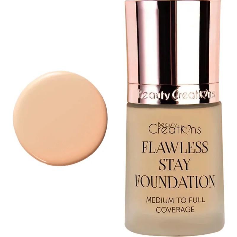 Flawless Stay Base Maquillaje Liquido Beauty Creations Tono FS 4.1