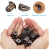 PATIKIL Shelf Pegs Pins 1/5 Inch, 40 Pack L-Shaped Shelf