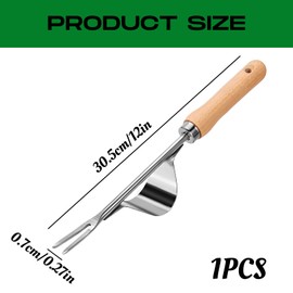 ALLGAYER Weed Remover Tool, Weed Puller with Stainless Steel, 2025 New Weeding Tools for Garden, Garden Tools for Gardening, Weeding, Digging, Soil Loosening