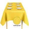 Table Cloth Rectangle Table 2 Pack Yellow Table Cloth Plastic