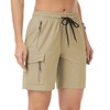 GymBrave Women's Quick Dry Lightweight Cargo Shorts for Outdoor Athletic