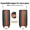 LJLB Durable Hardshell Luggage Set - 3 Piece Spinner Suitcase