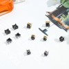NEWITIN 6 Pairs Stainless Steel Magnetic Stud Earrings for Men