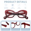 HoouMoou Oversized Cat Eye Reading Glasses for Women, Fashion 3