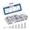 Kozelo 140pcs M6 Socket Head Cap Screws Bolts Nuts Assortment