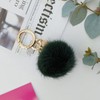 Lala 라라 천연 밍크털 키링-그린(LALAF151) Lala Natural Mink Fur Keyring