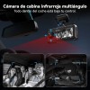 Cámara Redtiger A6 para Auto 4K Triple Cámara Wifi Pantalla