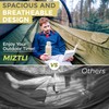 Miztli Camping Hammock -Portable Hammock w/Spacious Net & Tree Straps