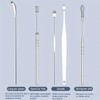 Ear Wax Removal Tool Set with Storage Tube,6 Counts/Set Ear