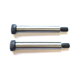 Brighton 1/2 x 3-1/4" SHOULDER SCREWS - SOCKET HEAD - BLACK FINISH ALLOY STEEL - 2 PIECES