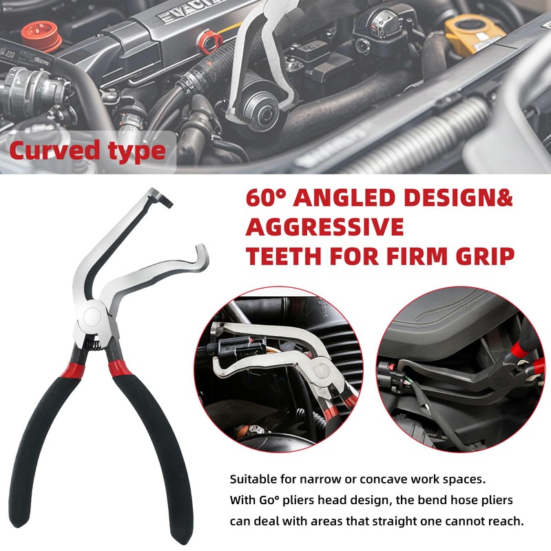 Electrical Disconnect Pliers, Connector Separator 8in Automotive Tools Electrical Connector
