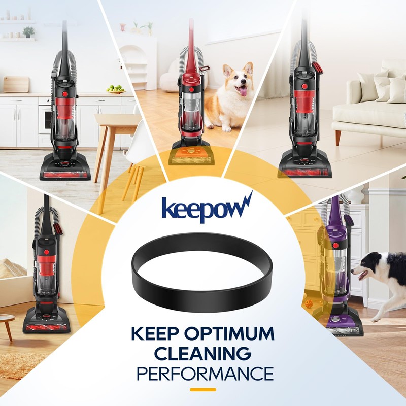 KEEPOW Vacuum Belt Replacement for Hoover WindTunnel XL and Max