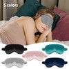 1 Pack Sleep Mask, Silk Eye Mask with Elastic Strap,