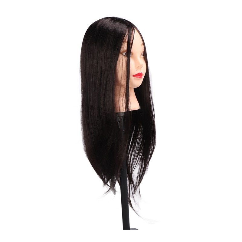 Practice Mannequin Head Novice Hairdressing Training Braiding Doll Head with