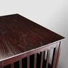 Casual Home Wooden Large Pet Crate, End Table, Espresso