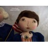 PATTERN, Primitive dolls, George & Martha, Americana, Dumplinragamuf